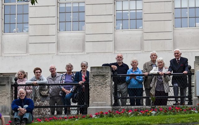 Tony Hindley (on the right) at the 150th Anniversary of Barnsley Naturalist and Scientific Society in 2017